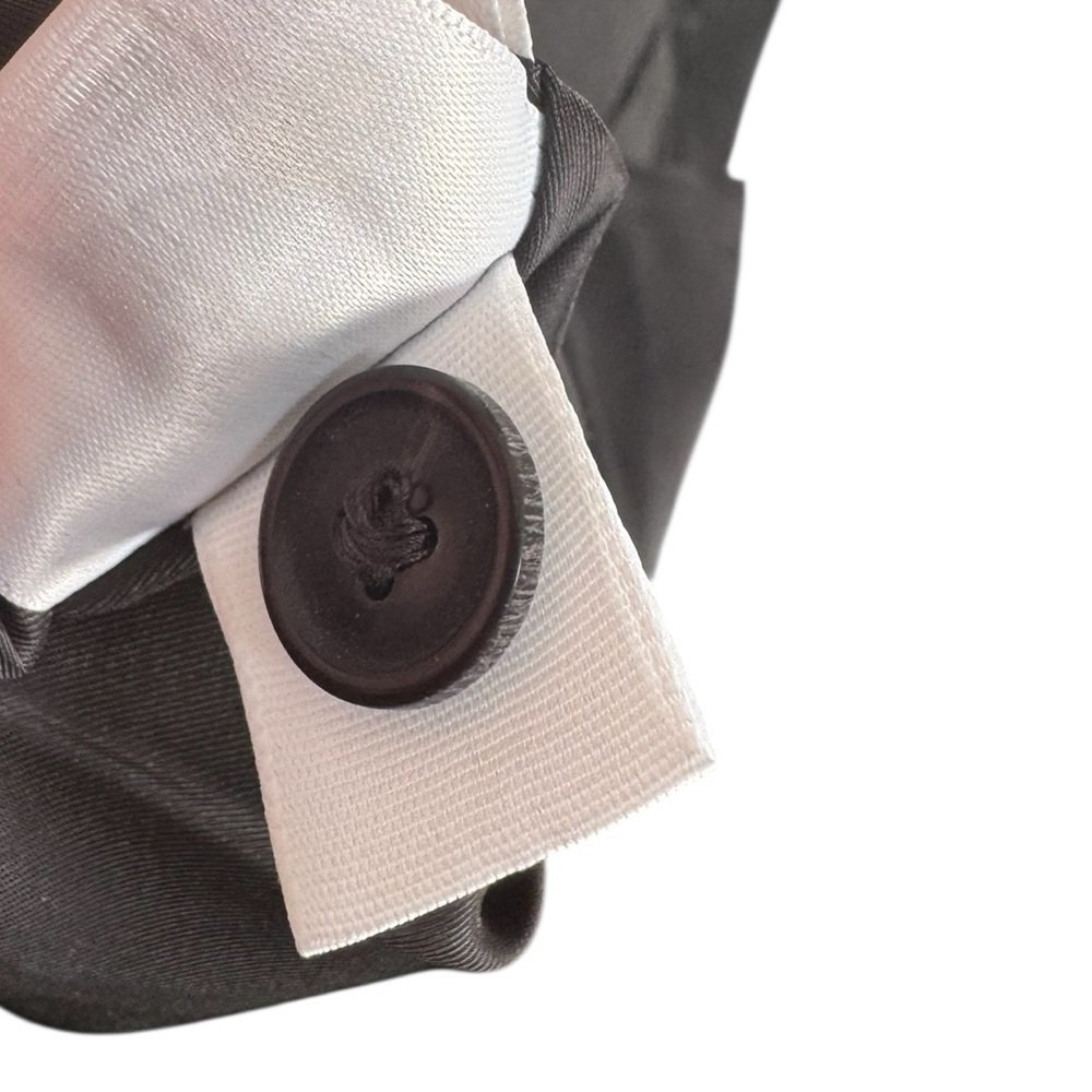 Lands’ End Black Short Sleeve Belted Dress Size 14 Work Office Career - Picture 7 of 8